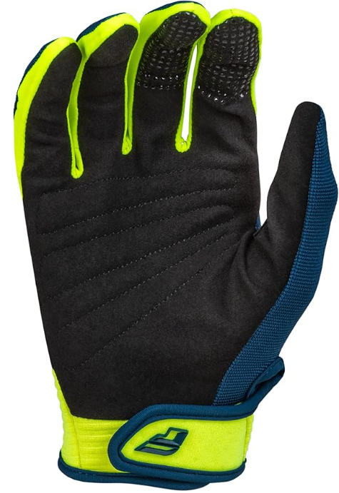 Guantes Fly F-16 Azul/Amarillo Neón/Blanco - Imagen 2